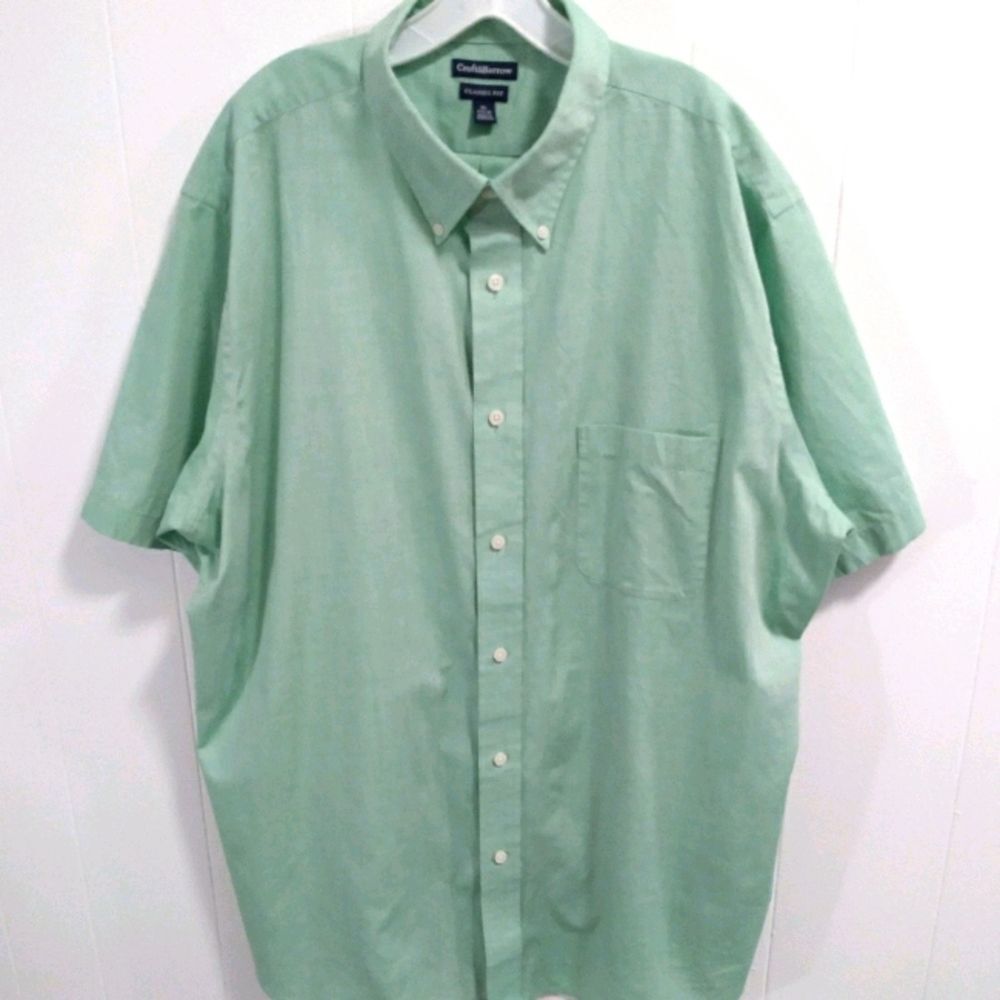 Croft & Barrow Green Button Down Shirt.  XL